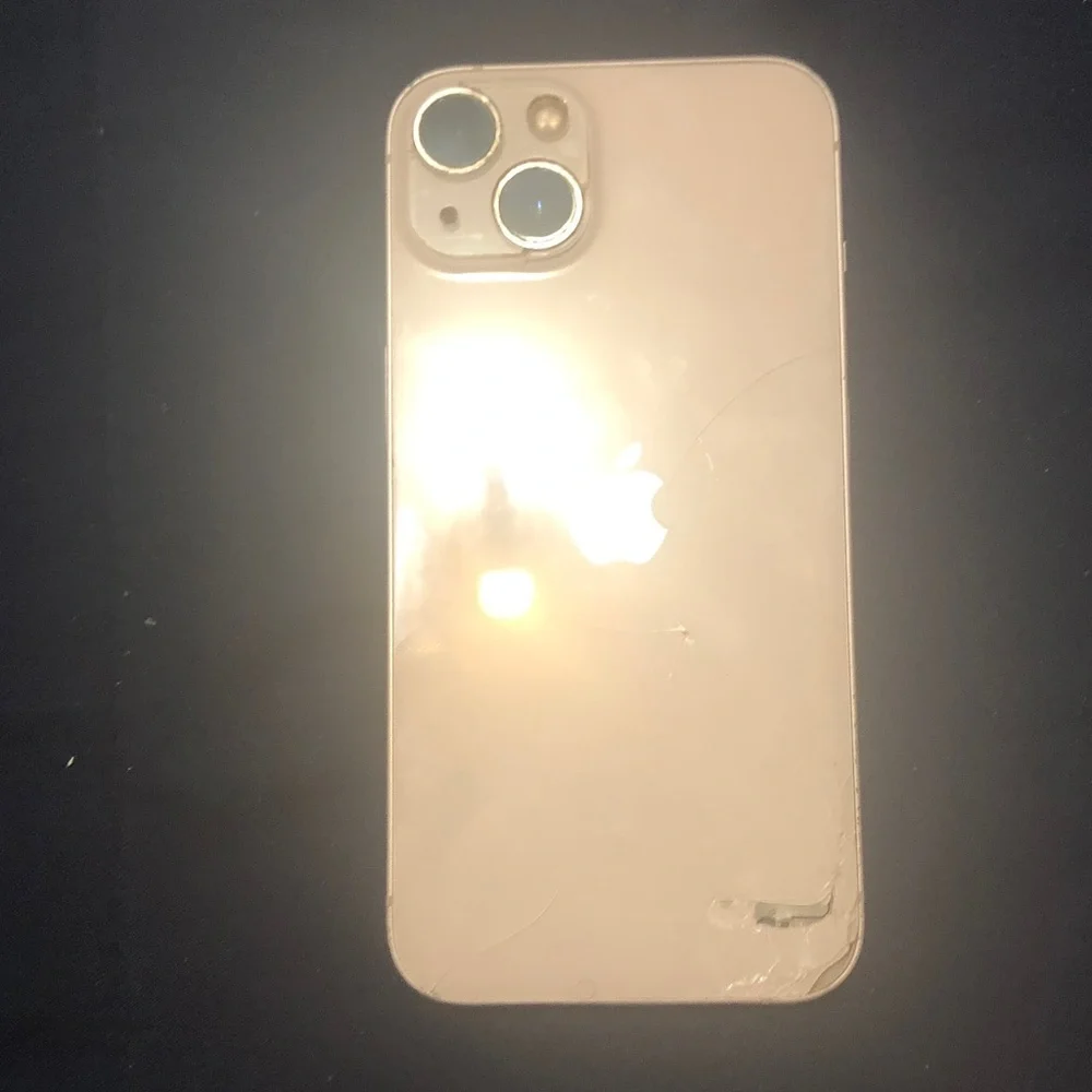 Apple iPhone with Black Screen